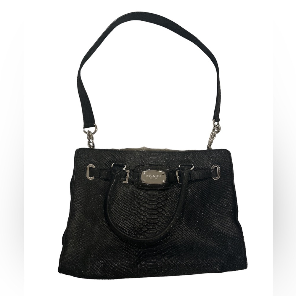 Black Snake Skin Michael Kors Purse